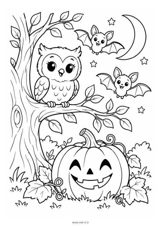 Aperçu : Le hibou d’Halloween