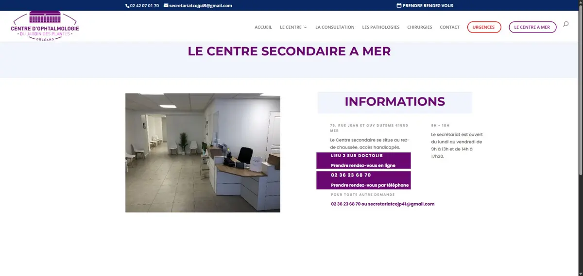 Centre d’Ophtalmologie du Jardin des Plantes — Mer — visuel 1